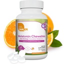 Zahler Melatonin 5 mg Tabletleri - Hızlı Çekilebilir Melatonin 5 mg Tabletleri - Delicious Orange Flavor - Supports Restful and Quality Sleep - Kosher Non GMO Made in USA Diyetary Supplement, 60 Counting