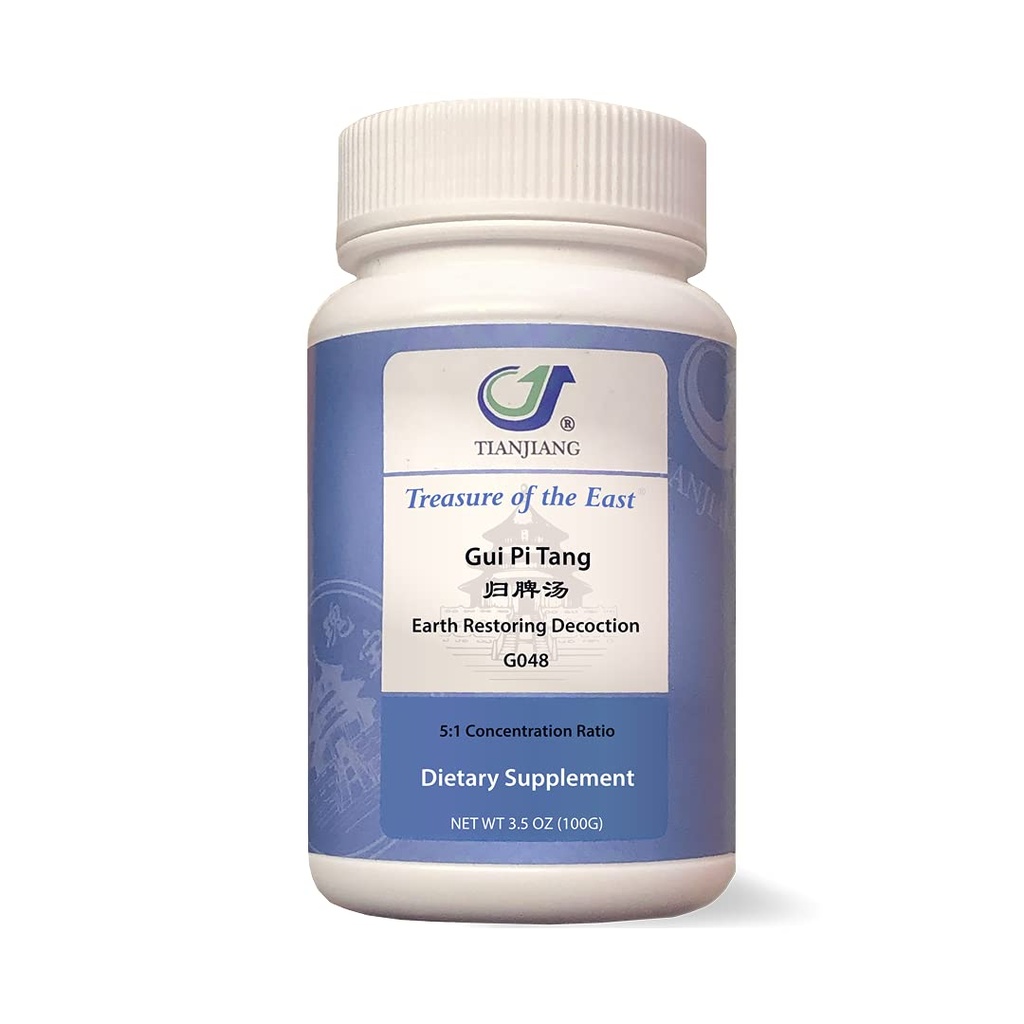 Doğu Hazinesi, Earth Restoring Decoction - GUI Pi Tang (5:1 Yoğun Herbal Extract Granules, 100g)