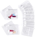 Reusable Pill Pouches for Medicine with Slide Lock | (14 Count) 3" Wide by 2.75" Uzun Etiketli Pazartesi günü Pill Çantası | EVA Grade Plastik for Pills and Vitamins