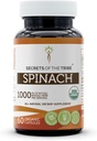 Tribe Spinach USDA Organik 60 Capsules'in Sırları | Vejetaryen Capsules ve Sertifikalı Organik Spinach (Spinacia oleracea) Kuru Yaprak (60 Capsules)