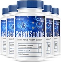 LIVORKA (5 Pack) Sciatisoothe - Sciatisoothe Supplement, Sciati Soothe, Sciatisoothe Vitamins, Sciatisooth, Sciati Soothe Supplement, Sciati Soothe Capsules, Sciati Sooth, 5 Ay boyunca 300 Capsules
