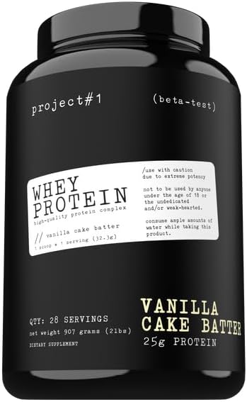Project #1: Whey Protein Plus | Micro-Filtered Whey Isolate Dust for Muscle Development & Rapid Recovery | Whey Protein Tozu - Protein İçleri veya İşout Smoothie | 28 Hizmet - Vanilla Kek
