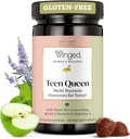 Eski Wellness Multivitamin Gummies for Teen Girls - Teen Vitamins for Mood & Hormonal Health - Vegan Gummy Supplement with Chaste Tree, Lemon Balm, L-Theanine, Probiyotiks & Biotin - 50 Gummies