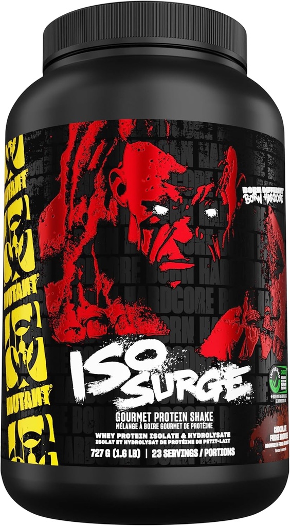 Mutant ISO Cerrahı Whey Protein Toz Yasası Yeniden Keşfetmek, Kas, Bulk ve Kuvvet İnşa Etmek, 1.6 lb - Chocolate Fudge Brownie