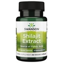 Swanson Shilajit - Herbal Supplement Hücre Büyüme Desteği - Genel Sağlık için Doğal Formula - (400 Milligram 60 Veg Capsules)