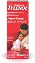 Çocuk Tylenol Oral Suspension Medicine, Kids' Sıvı Tıp Ağrısı Soğuk + Flu Belirtileri, aspirin-, Ibuprofen- Alkol- Free, Strawberry, 4 fl. oz