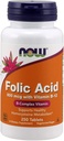 NOW Τρόφιμα Folic Acid 800 mcg Tabs (πακέτο του 2)