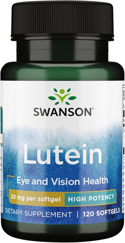 Swanson Lutein 20 Milligrams 120 Sgels