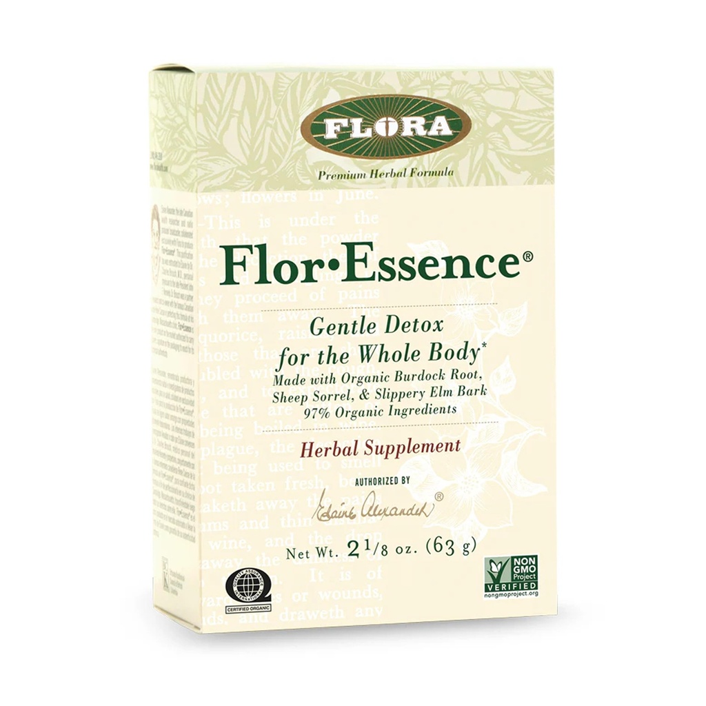 FLORA - FlorEssence Ξηρό τσάι Blend, Gentle Detox & Cleanse, 2.2 Oz
