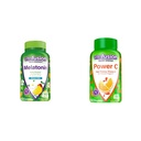 Vitafüzyon Melatonin 140ct Power C Vitamin C Gummies 150ct Immune Support Orange Flavor