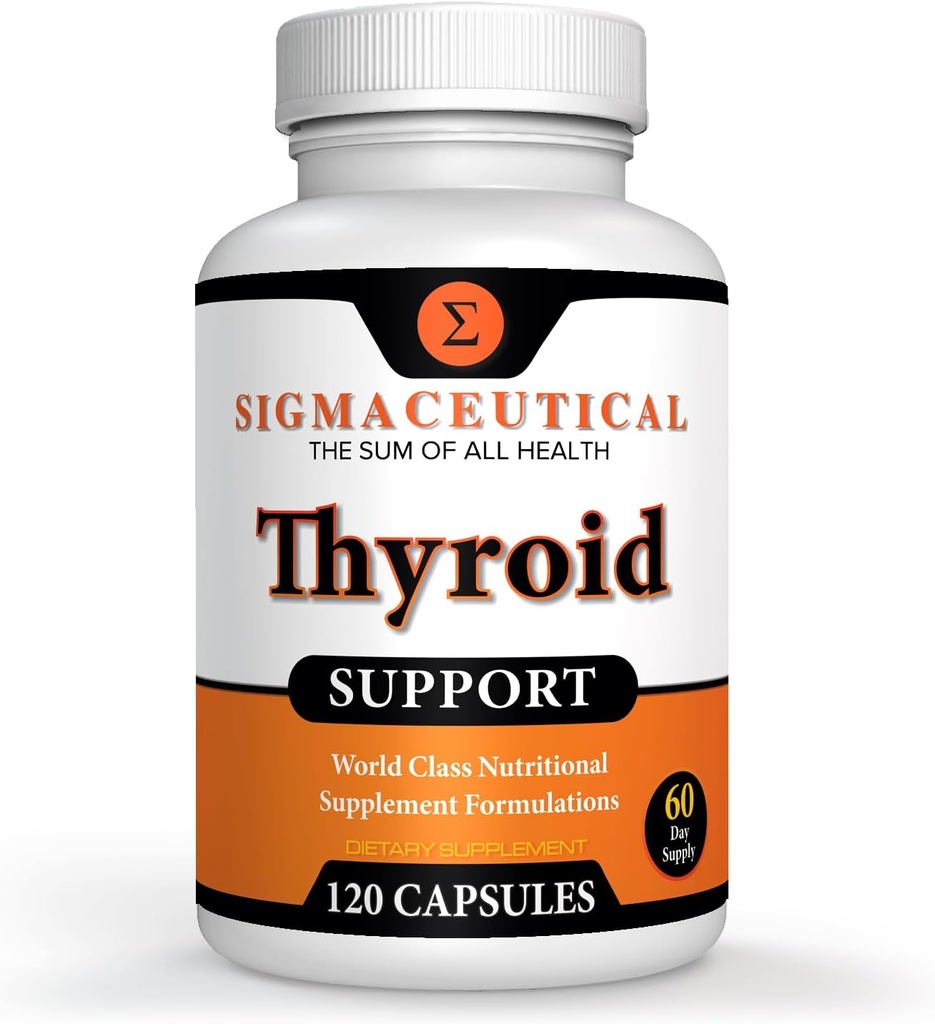 Tiroid Wellnessı | çinko, Selenium & Iodine Kompleksi | Ashwagandha & Kelp Herbal Desteği | 120 Vejetaryen Capsules | Natural Energy & Metabolism Formula