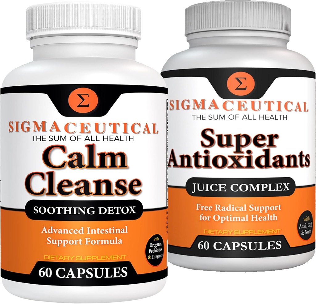 Ηρεμία Cleanse Καταπραϋντικό Detox + Super Αντιοξειδωτικό Χυμό Complex Bundle