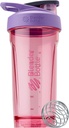 BlenderBottle Sport Shaker Bottle with Wire Whisk, 28-Ounce, Purple – Protein Shakes & Hydration for Athletes & Fitness Enthusiasts, Easy Mixing, Durable & Lightweight, Lockable Lid
