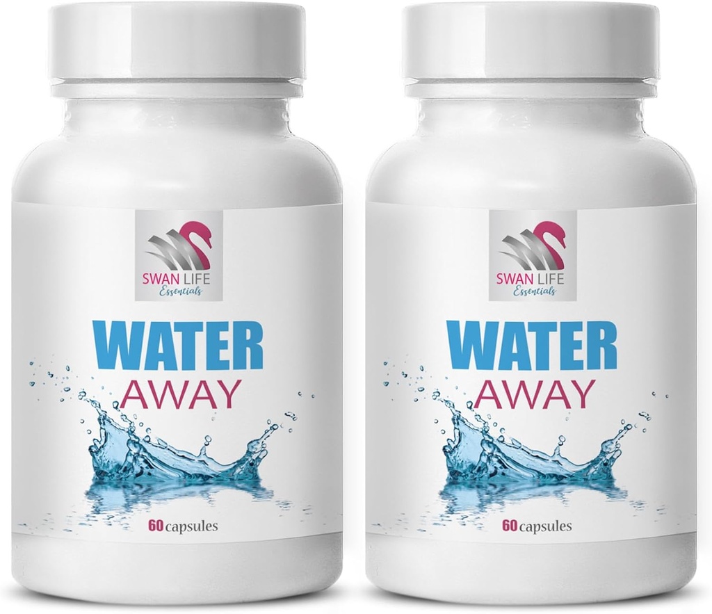 Diuretic complex - WATER AWAY - Ισορροπία νερού, φυσική υποστήριξη, ευεξία, διουρητική φόρμουλα, υποστήριξη νερού, φυσική ισορροπία υγρών, διουρητικές κάψουλες, ισορροπία υγρών, διουρητικές κάψουλες 2 Bot 120 Caps