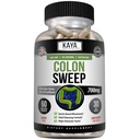 Kaya Naturals Colon Sweep | Kolon Cleanser 30-Day Fast-Acting with Herbs & Probiyotiks, Supports Health Bowel Movements, Cleansing Formula with Fiber, Non-GMO - 60 Capsules