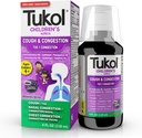 TUKOL Çocuk Cough Medicine - Cough & Congestion Relief, Chestal Cough Suppressant for Kids, Children's Cold and Cough Medicine, Kids Cough Syrup for Ages 4+ Grape Flavor 4 FL OZ OZ