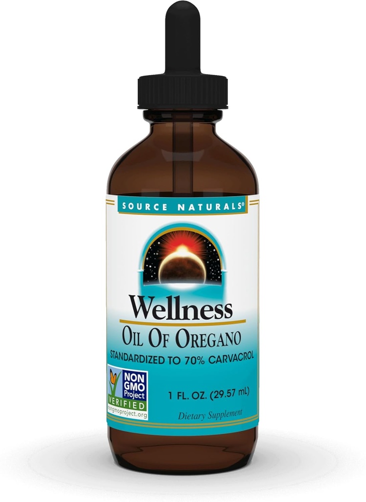 Oregano'nun Doğals Wellness Yağı,% 70 Carvacrol* - 1 Akışkan oz