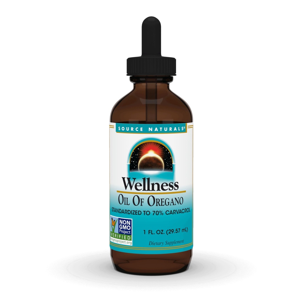 Oregano'nun Doğals Wellness Yağı,% 70 Carvacrol* - 1 Akışkan oz