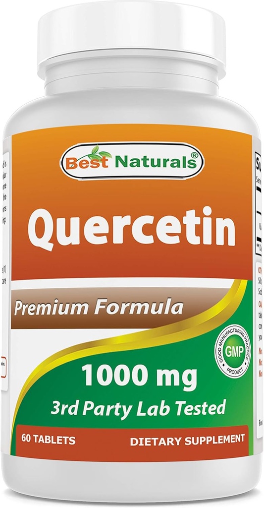 En İyi Doğals Quercetin 1000 mg Tablet - Immune Health - 60 Count