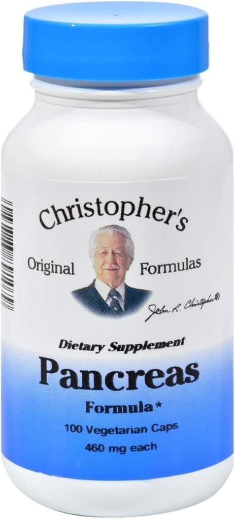 Dr. Christopher'S Formulas Pancreas Formula 100 Vcap8