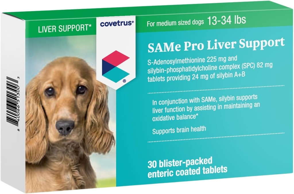 Aynı Pro Liver Medium Dogs, 225 mg, Green, 13-34 lb