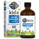 Life Kids Plant Omega-3 Liquid, Strawberry - Vegan Brain & Eye Support for Kids, Plant-Based Children's Omega 3 ALA, DHA & EPA Supplement for Children, Sugar Free & Non-GMO - 2 fl oz Liquid
