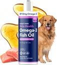Ειλικρινής Paws Wild Αλάσκας Salmon Oil για σκύλους & γάτες – Ωμέγα 3 Fish Oil συμπλήρωμα για το δέρμα, το παλτό, την κοινή & την καρδιά υγεία – Φυσικό, με βιώσιμη προέλευση, 16 oz