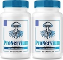 (2 Pack) ProNervium - ProNervium Advanced Nerve Health Supplement, ProNervium Nerve Support Dietary Pills, All-Natural Formula for Dynamic Lifestyle, Pro Nervium Pastillas Κριτικές (120 Κάψουλες)