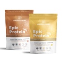 Sproout Living Epic Protein Bundle - Σοκολάτα Maca & Vanilla Lucuma (20g οργανική σκόνη πρωτεΐνης φυτού, Vegan, Χωρίς γλουτένη, Superfoods) 