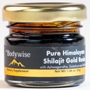 Bodywise Pure Himalaya Shilajitwear Gold I Lab Test Edildi I Ashwagandha, Gokshura & Saffron I Fulvic Acid & Trace Minerals I Shilajit for Men & Women | Zero Sugar I 100% Organic & Natural I 30 gm.