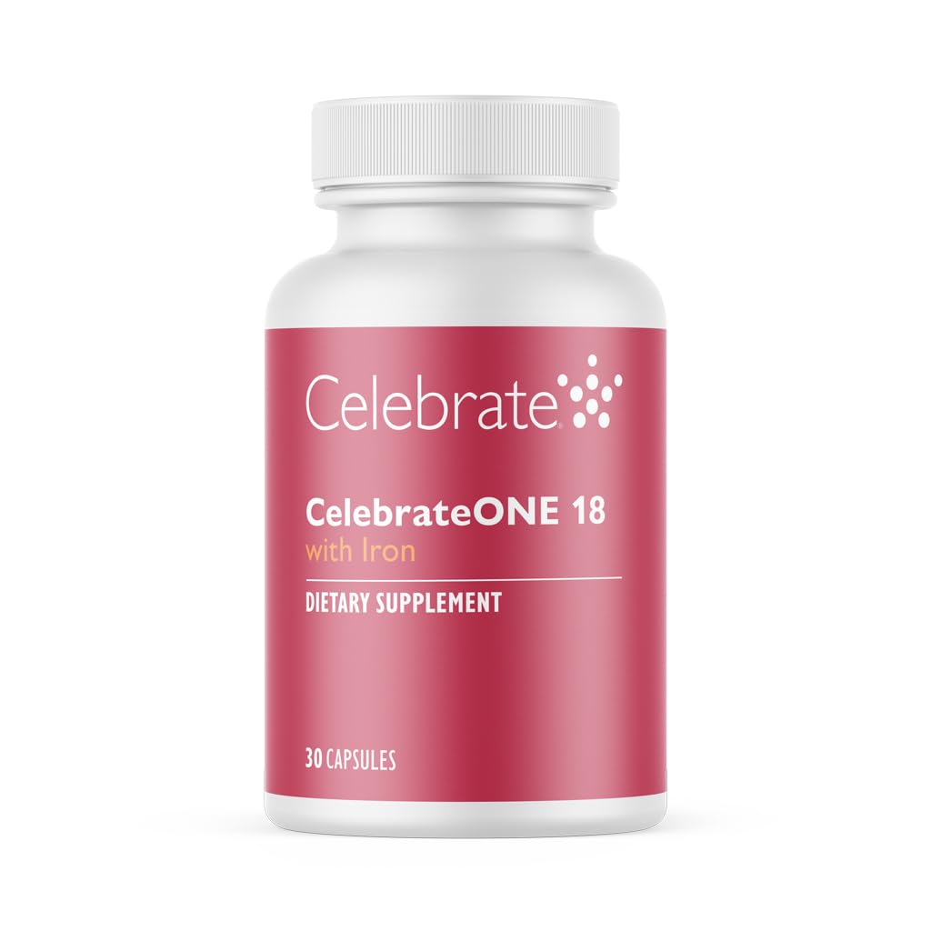 Γιορτάστε Βιταμίνες CelebrateONE 18, 18mg Σιδήρου - Once Daily Bariatric Multivitamin, Essential Vitamins & Minerals - Gastric Bypass & Sleeve Gastrecty Supplement (30 Κάψουλες)