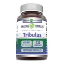 Amazing Formulas Tribulus Terrestris Extract 630 Mg | (Made with Organic Tribulus) | Veggie Capsules Supplement | Non-GMO | Gluten-Free | Made in USA (1 Pack | 120 Count)