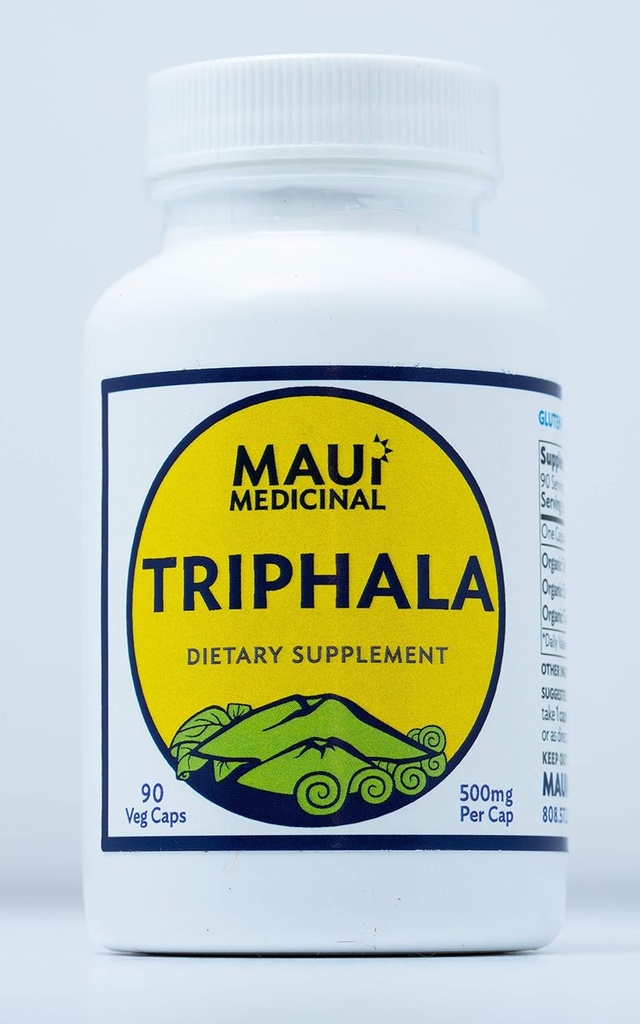 TRIPHALA 90 Veggie Capsules - Capsule Organik Herbal Formula 500 mg