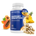 Digestive Enzymes Supplement (90 Capsules) Destek Digestion - Purified Bile, Pancreatin, Plant Enzymes, Ox Bile, Betaine HCL, Support Digestion of Fats Carbohidrats and Proteins