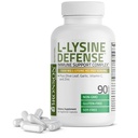 Bronson L-Lysine Savunma Immune Support Complex 1500 MG L-Lysine Plus Olive Leaf,,, C ve çinko - Non-GMO, 90 Vegetarian Capsules