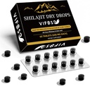 Shilajit Kuru Drops, Shilajit Supplement, 36000 Mg Organik Shilajit maksimum Potency, Enerji ATM, Gold Grade Nature Shilajit for Energy Support, 1 Pack of 60 Counts