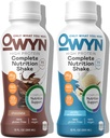 OWYN Sadece Yüksek Protein Bitkileri Gereken Tam Beslenme Shake, Chocolate & Vanilla Çeşitli Paketi, 12 Fl Oz (12 Pack)