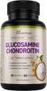 Nature's Base Glucosamine Chondroitin MSM Collagen - Hareketlilik, Flexability, & Comfort - Turmeric, Boswellia - Erkekler ve Kadınlar için - 90 Capsules
