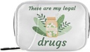 Pill Organizer Phytoterapi Pill Box 7 Günü Pill Case Bag Travel Pill Organizer Bag with Surface Portable Weekly Case Compact Boyut for Vitamin Supplement Sahibi