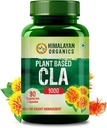 Himalaya Organikları Bitki Temelli CLA 1000 Safflower Yağı Yağ Burner Supplement | Immunity ATM, Kilo Yönetimi, Lean Muscle Mass | Good for Men and Women -90 Veg Capsules