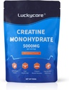 Luckycare Kretine Monohidrat - 5000 mg Pure Micronized Tinatine - 100 Ekran, 500G