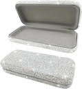 Bling Suncams Case,Shiny Diamond Suncams Hard Case Cute Eyes Case,Rhinestone Eyeggy Case For Women