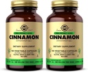 Solgar Cinnamon - 100 Sebze Kapsülleri, 2 Paket - Tam Potency (FP) - Non-GMO, Vegan, Gluten Free, Dairy Free, Kosher - 200 Toplam Hizmetler