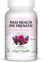 Maxi Health Prenatal Vitamins for Women – One Daily Prenatal with Metilated Folate, Gentle Iron & DHA Support – Doktor Formulated, Kosher Multivitamin for Orchid – 60 Capsules (60 Day Supply)