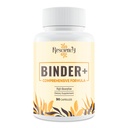 Detox Binder Supplement – Ενεργοποιημένος καρβουνίτης, ζεόλιθος, πηλός βεντονίτη, γαϊδουράγκαθο γάλακτος, ιδιόκτητες ενώσεις - συκώτι & κόκκαλο, μέγιστη απορρόφηση, 90 κάψουλες Vegan