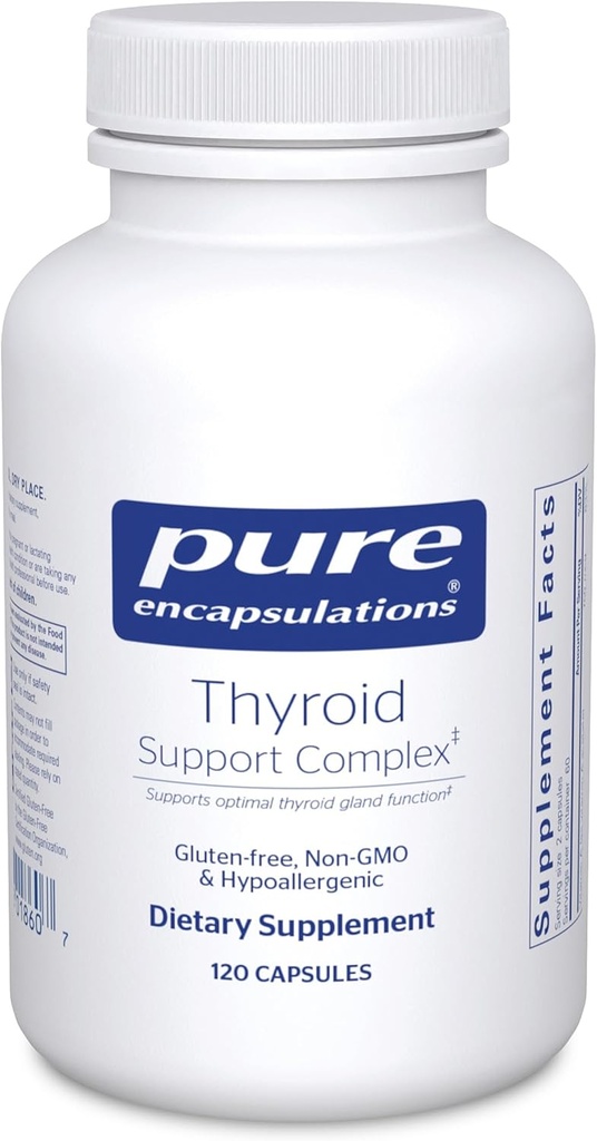 Pure Encapsulations Yourroid Support Complex - Supports Yourroid Health* - Antioksi Infüzyon - Ashwagandha & Iodine - Non-GMO & Vegetarian - 120 Capsules