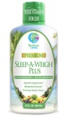 Sleep-A-Weigh Plus | Sıvı Uyku Multimineral | Doğal Uyku, Stres ve Kilo Kayıp Yardım | w/Collagen, L-Carnitine, L-Lysine, Tonalin CLA, Apple Cider Vinegar, 5-HTP, Vitaminler | Non-G | 32 Serv