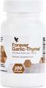 Forever Living - Forever Σκόρδο-Θύμος - Καρδιαγγειακή & Ανοσολογική Υποστήριξη με 10mg εκχύλισμα σκόρδου & 50mg σε σκόνη φύλλων θυμαριού - Odorless Softgel, Gluten-Free - 100 Softgels